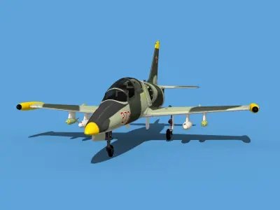 Aero Vodochody L-39C Albatross Russia 4 3D model