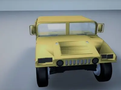 Hummer car 3D model