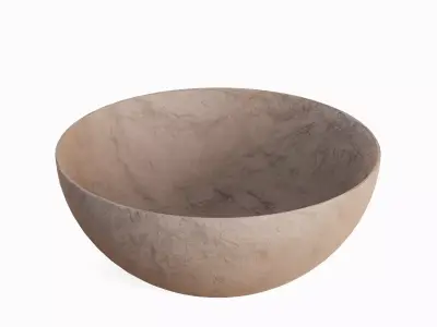 Medieval Bowl 04 Low-poly 3D model