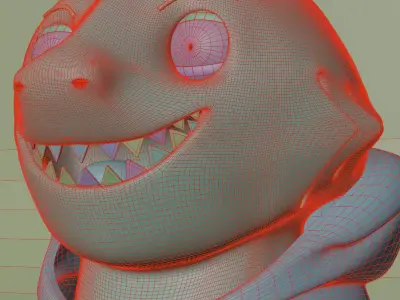 tralalero  Low-poly 3D model