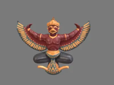 Garuda Statue 3D model