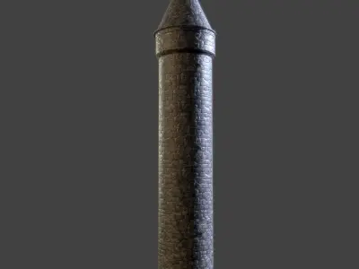 Castle Modular Kit Low-poly 3D model