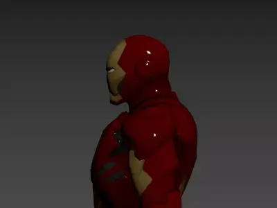Iron Man MK4 3D Model - CXC Low-poly 3D model