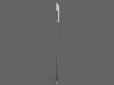 PBR Polearm V1a Low-poly 3D model
