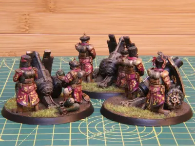Exalted Scions - Heavy Weapons Teams 3D print model