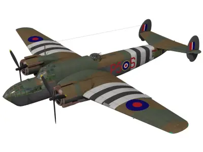 Armstrong Whitworth Albemarle 3D model