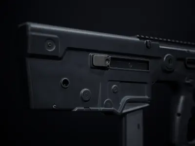 Tavor X95 PBR Low-poly 3D model