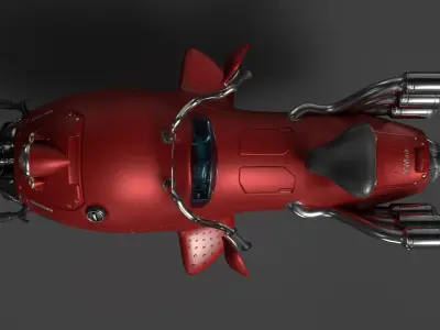 MWhaleBike motorcycle 3D model