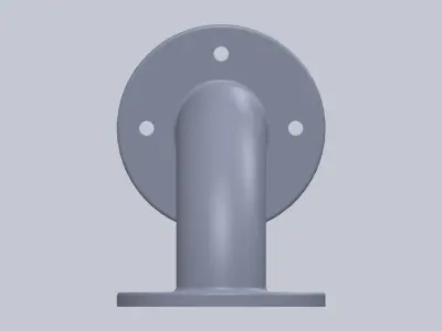 PIPE COUPLING ELBOW 3D model