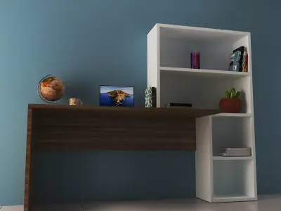 Study table Free 3D model buy