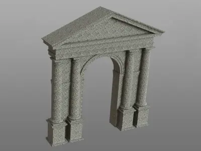 Colosseum Gate 1 3D model