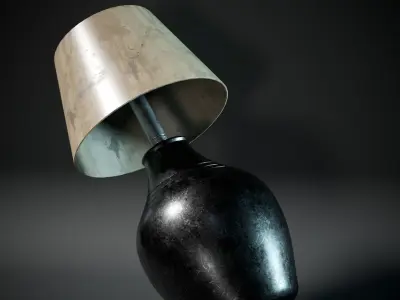 Vase Lamp Low-poly 3D model