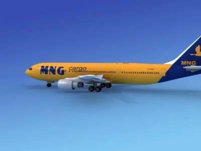 Airbus A300 MNG Cargo 2 3D model