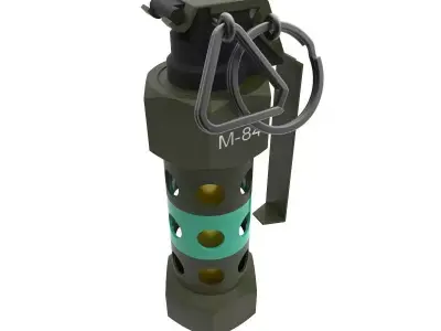 M84 FLASHBANG GRENADE 3D print model
