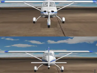 Light Plane model 3D model