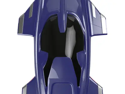 Hover car H3 3D model