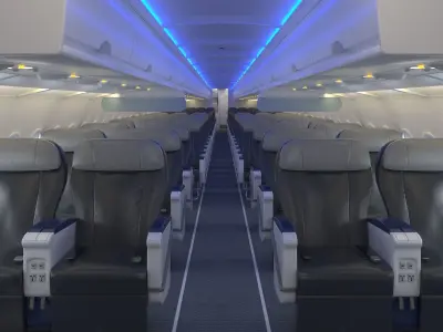 Airbus A 320 First Class 3D model
