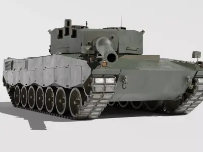 Leopard 2 3D model