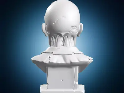 Decaying Zombie Sculpture 3D print model