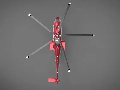 Airbus Helicopters H225 Super Puma 3D model