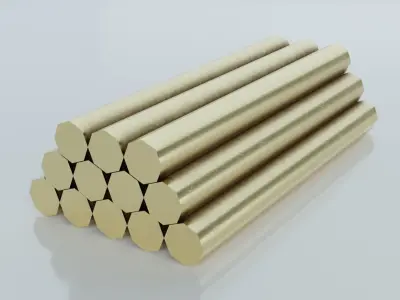 Resources Pack - Rods Low-poly 3D model