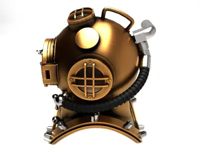 Diving Helmet 3D model