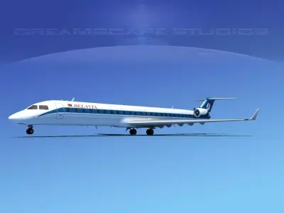 Bombardier CRJ900 Belavia 3D model