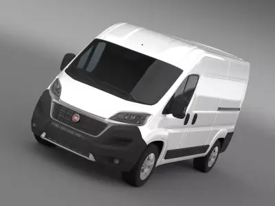 Fiat Ducato Van L2H2 2015 3D model