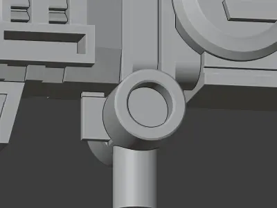 Hypersonic Concussion Blasters for Titans Return Leader Sixshot 3D print model