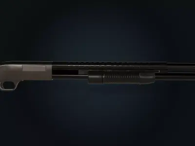 Mossberg 500 Shotgun 3D model