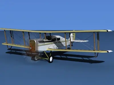 Airco DH-4 Outback Air Trans 3D model