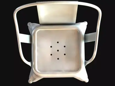 Xavier Pauchard Marais Chair Galvanized Kids Version 3D model