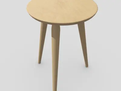 CC0 - Stool 6 Free low-poly 3D model