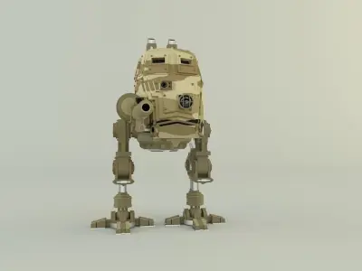 sentinel steel legion robot 3D model