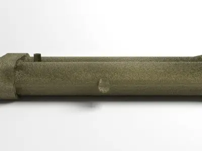  Double-barrel Cannon 3D model