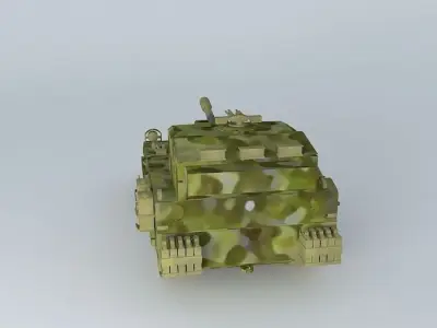 Mortar car 112 FARS Free 3D model