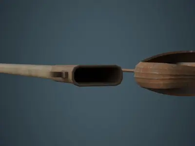 Sabre 2C Low-poly 3D model