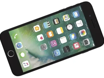 Apple iPhone 7 Plus Jet Black 3D model