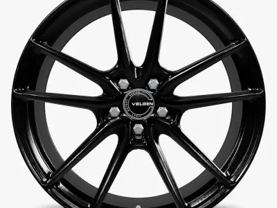 Velgen Wheels Lightweight Series VF5 Wheel Gloss Black Mustang Low-poly 3D model