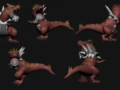 Pokemon - Tyrantrum 3D print model