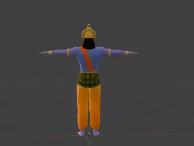 Krishna 3D model Free 3D model