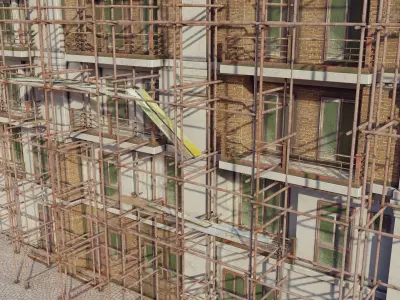 Construction Building 5 3D model