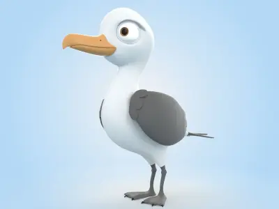 Albatross 3D model