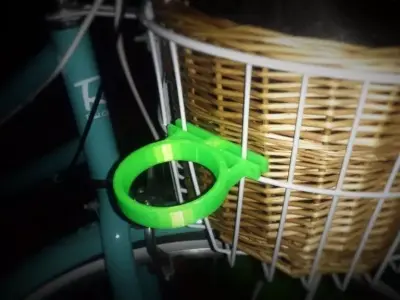 Coffee Cup Holder Bike Basket Attachment Free 3D print model