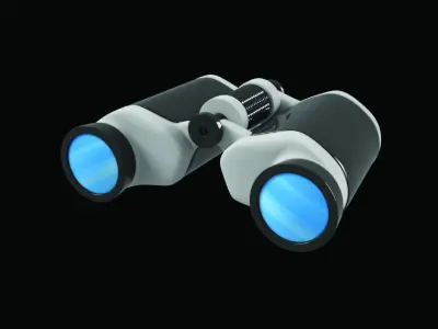 Binocular binoculars 3D model