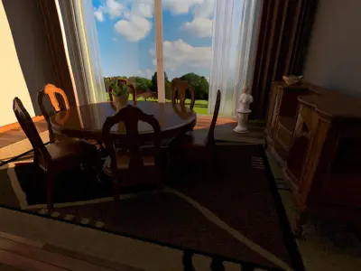 dinning room set 3D model