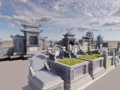 Sacred Ritual  - Tomb Free 3D model