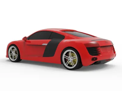 Audi R8 Car Free 3D model