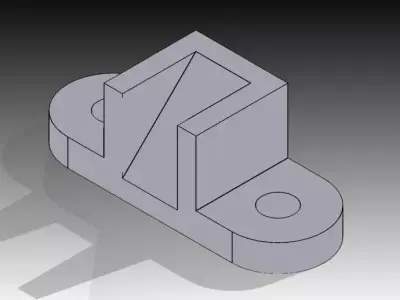 CS Bracket Free 3D model