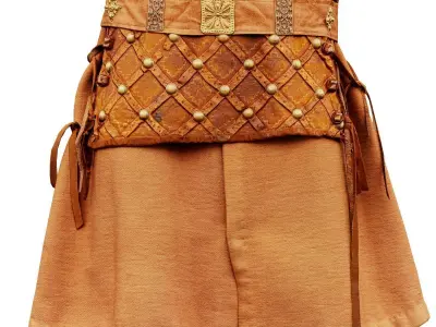 Armored Soldier Full Low-poly 3D model